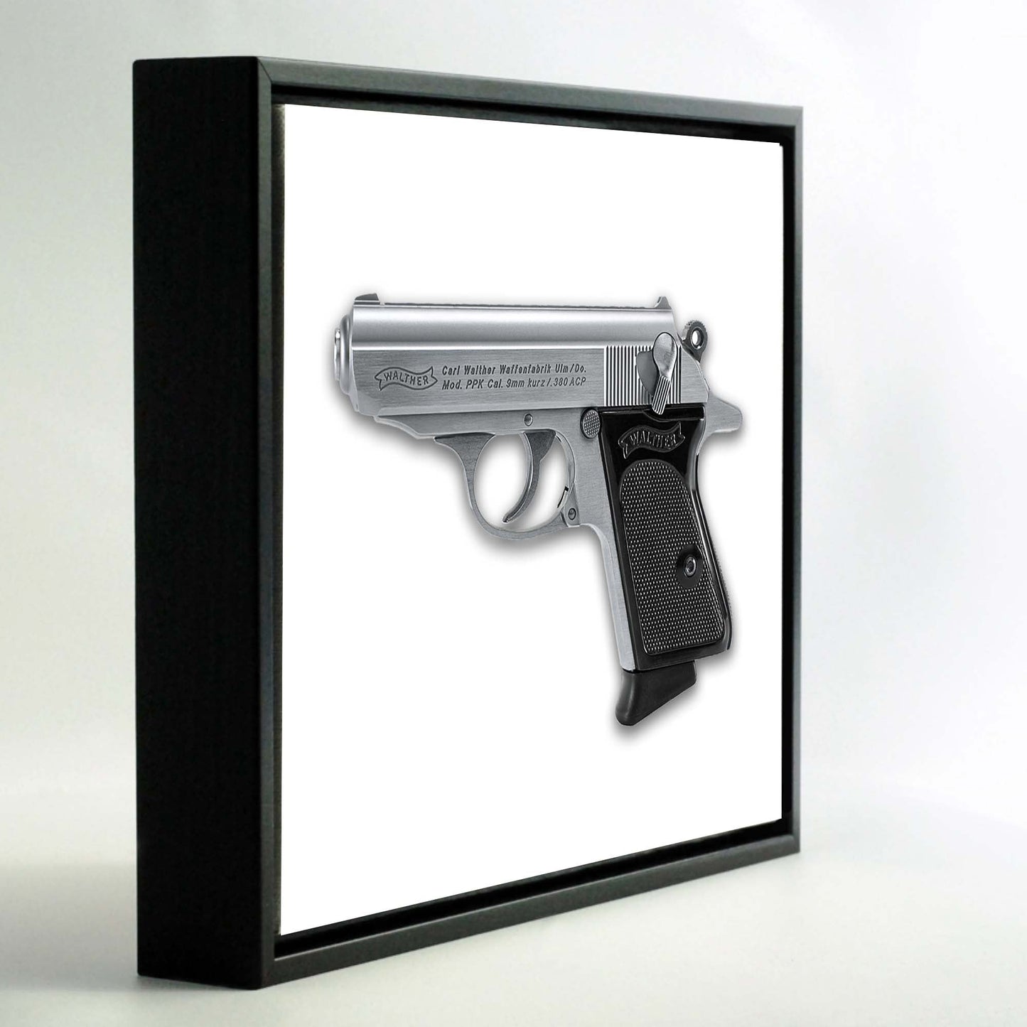 Set of 12 Mini Framed Fine Art Gun Canvases