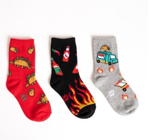 Sock It To Me - YOUTH Crew Socks 3 PK