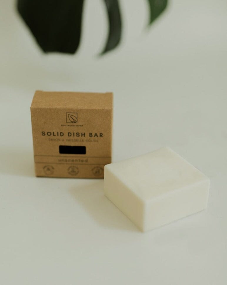 Solid Dish Soap Bar | Unscented | 4 Pack