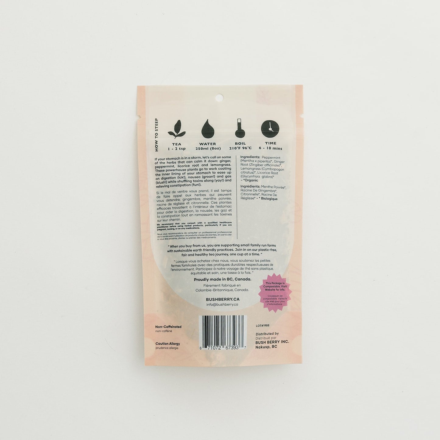 Organic Stomach Soothing Tea