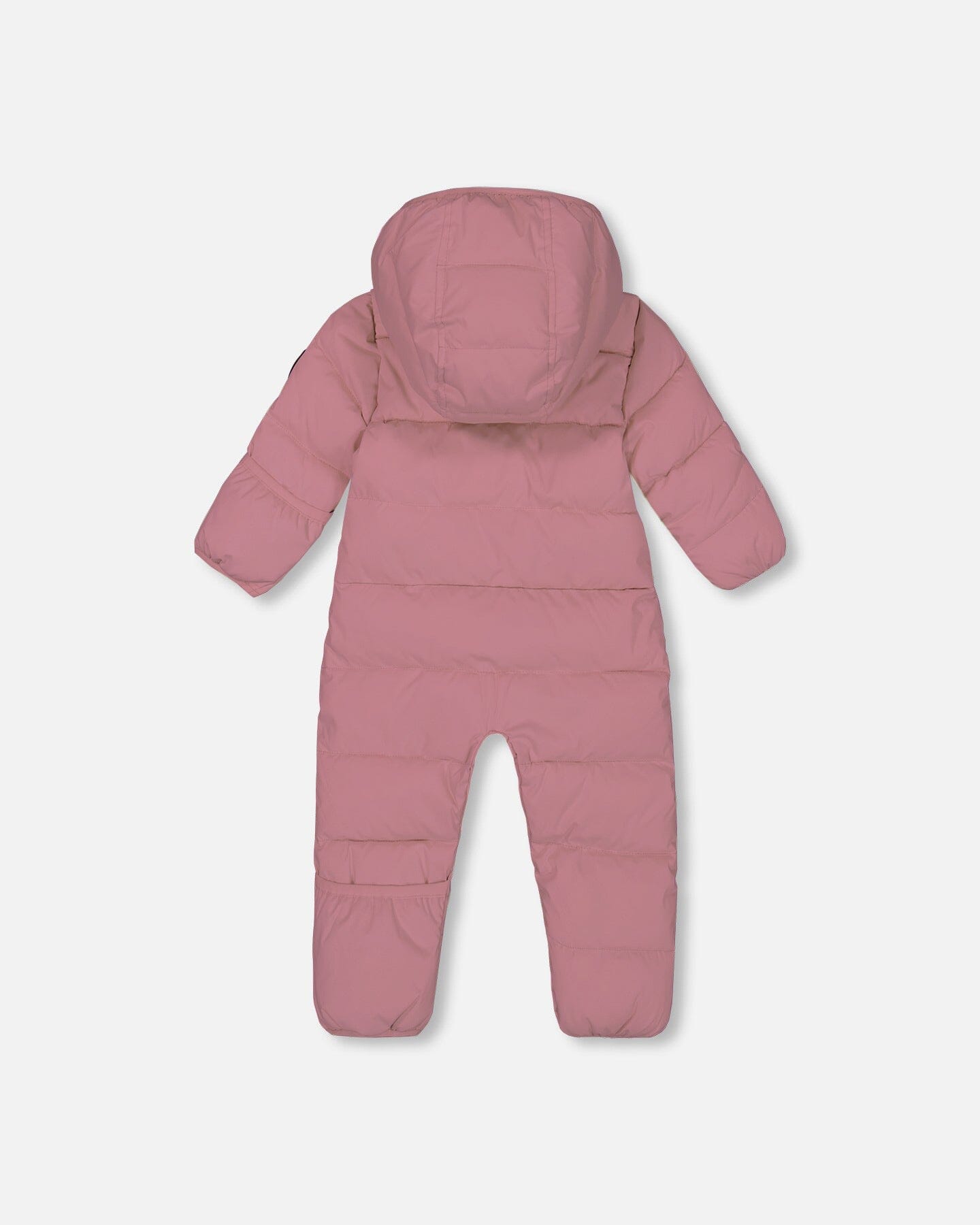 One-Piece Baby Cloud Packable Snowsuit Designed For Car Seat Dusty Pink