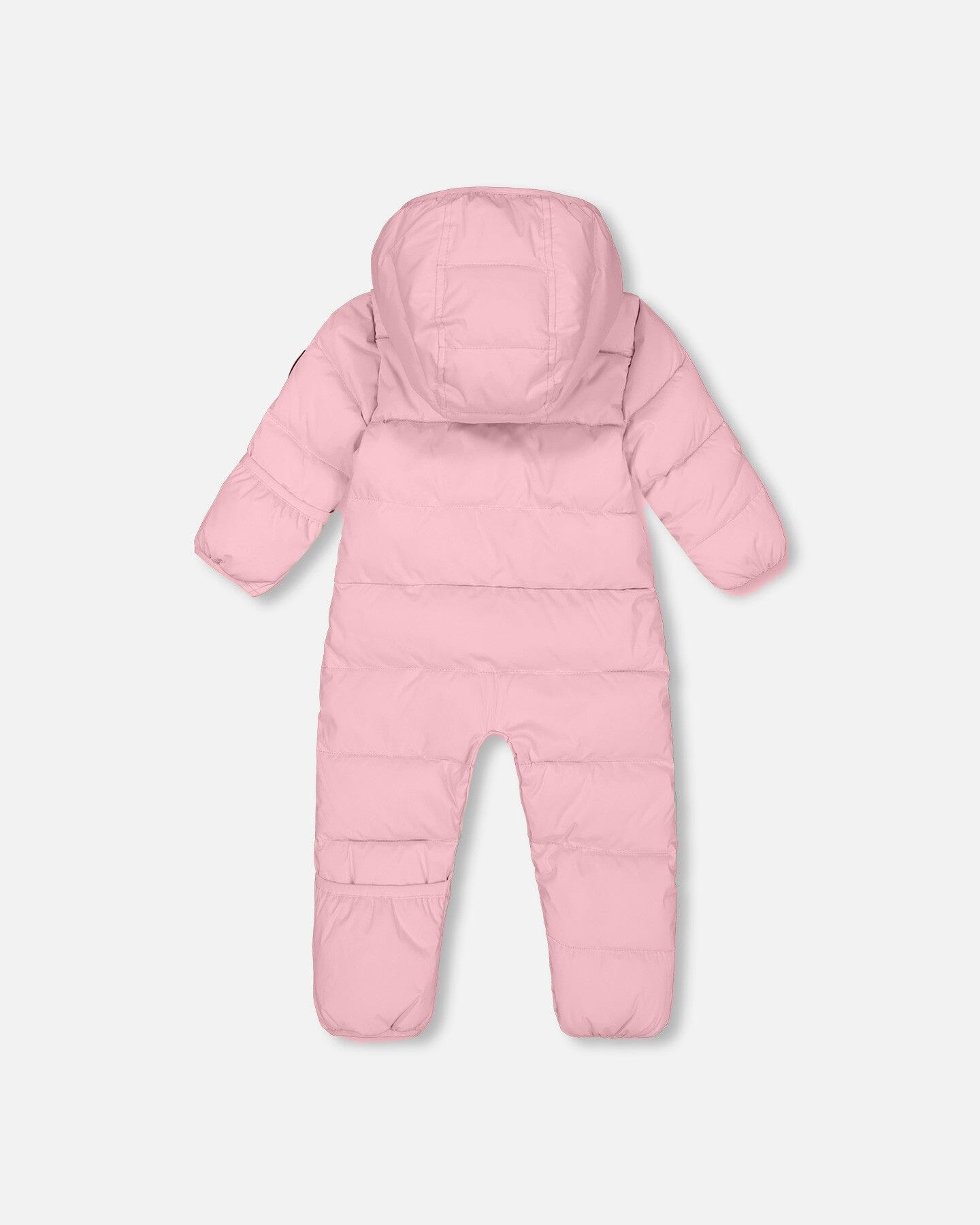 One-Piece Baby Cloud Packable Snowsuit Designed For Car Seat Pink