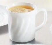 White 29cl 6 piece Mug Set  - Trianon - Luminarc