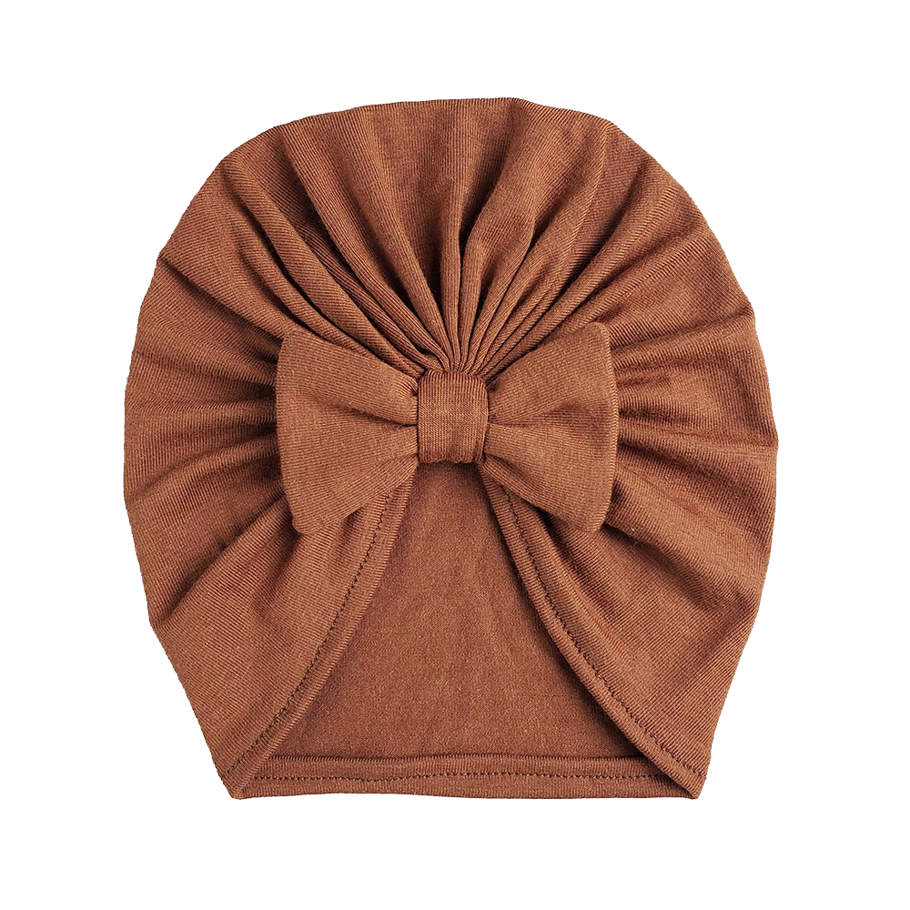 Bamboo Turban Hat | Rust