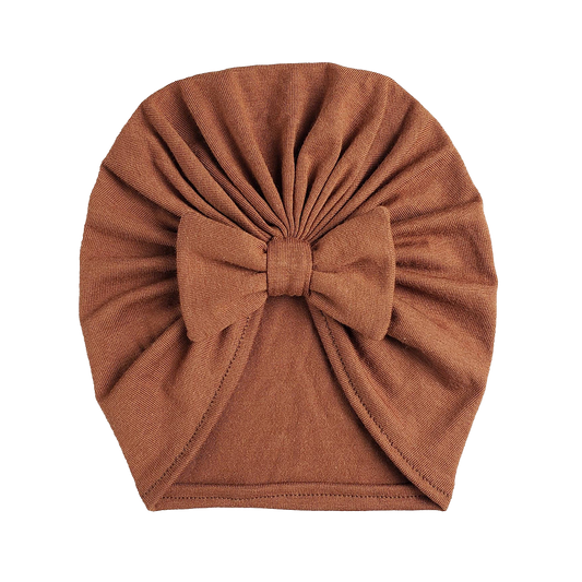 Bamboo Turban Hat | Rust