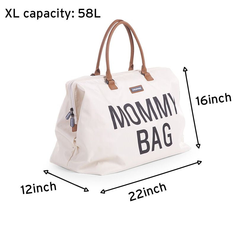 Serene & Stylish Off-White Mommy Bag
