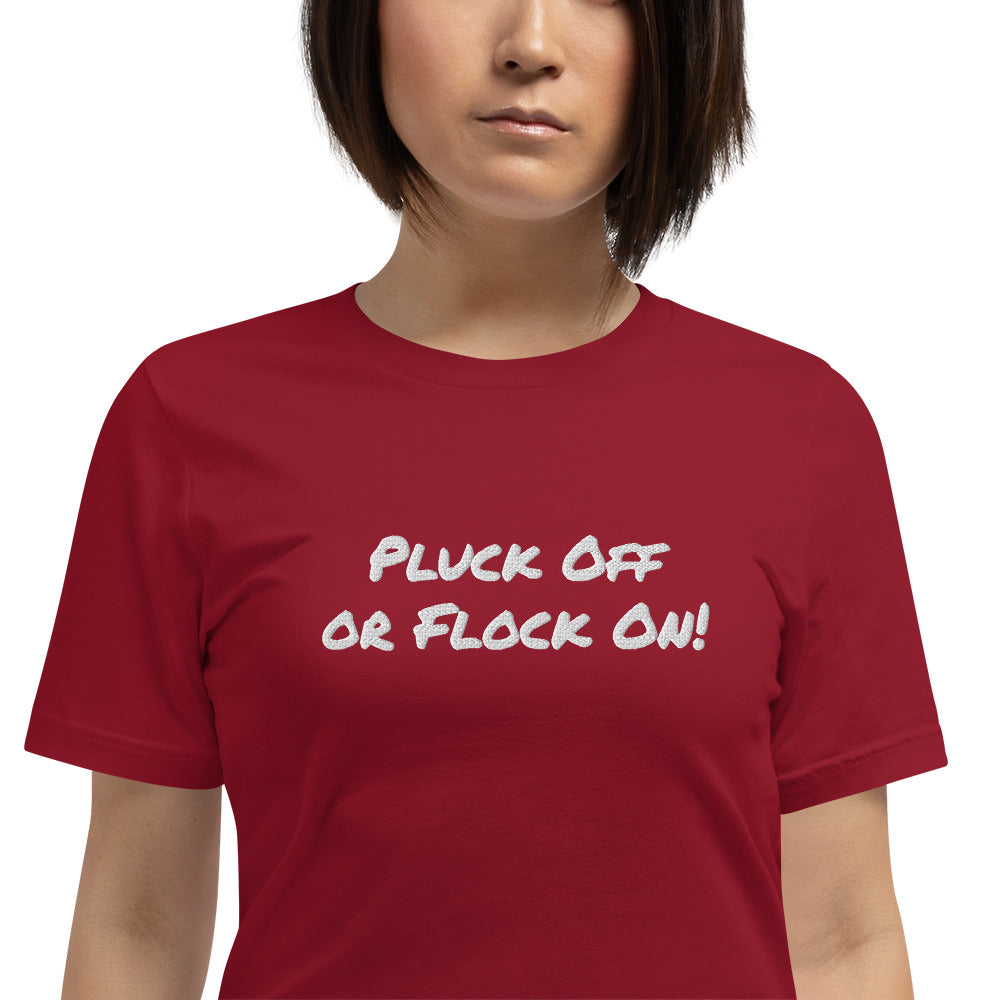 Flock off Unisex t-shirt