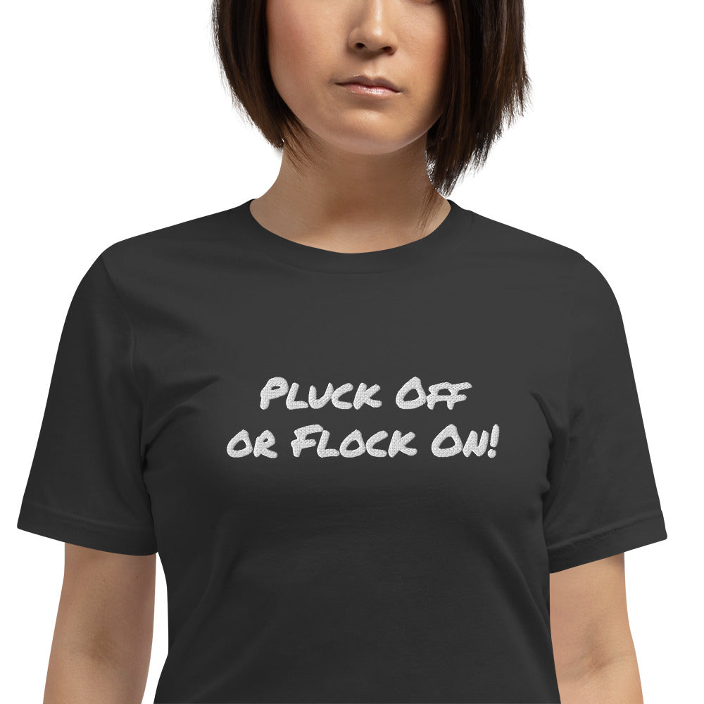 Flock off Unisex t-shirt