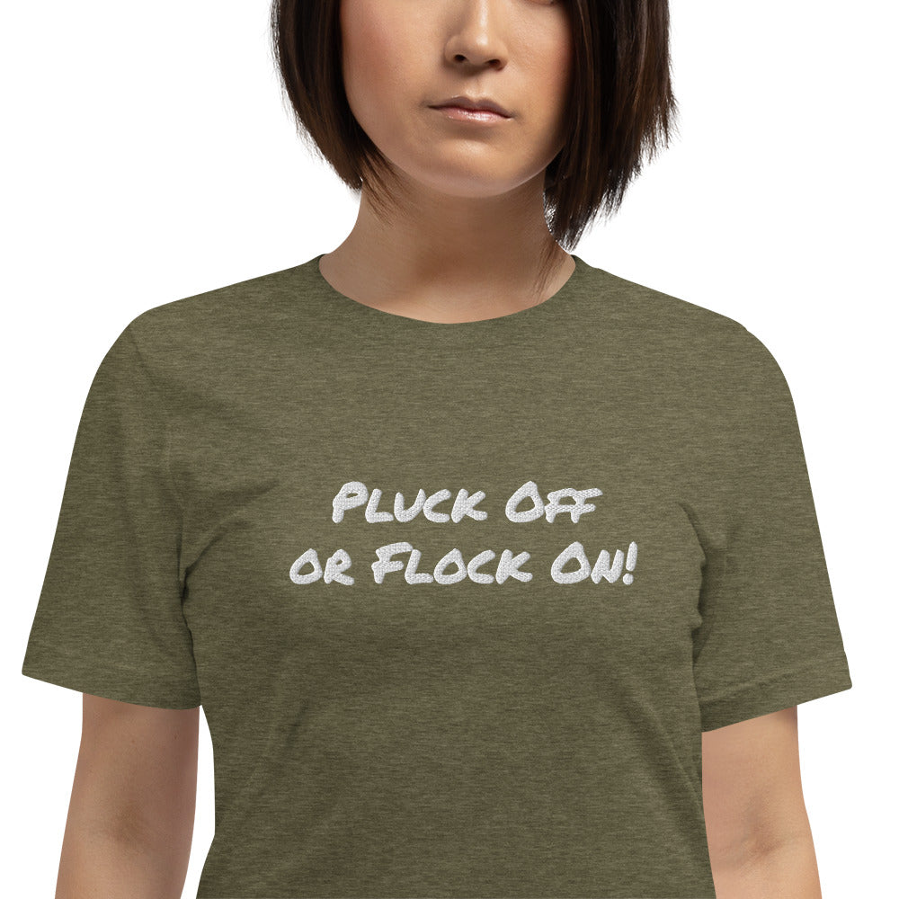 Flock off Unisex t-shirt