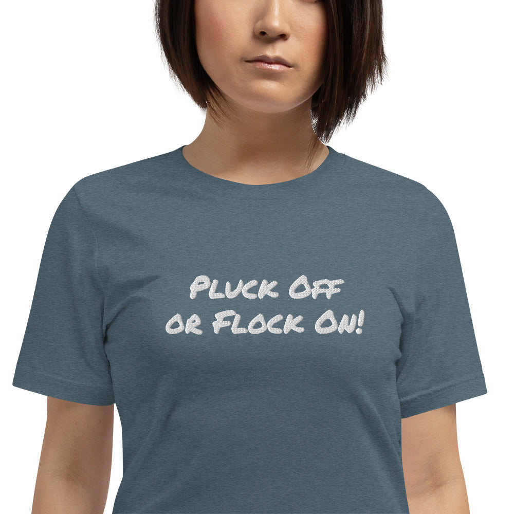 Flock off Unisex t-shirt