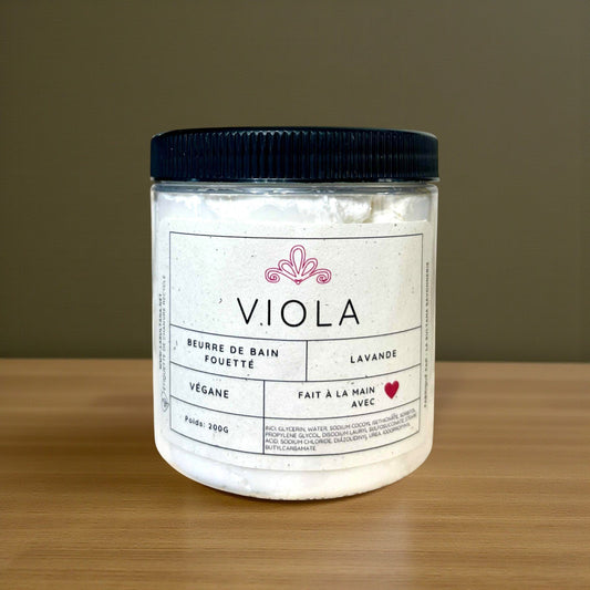Savon fouetté VIOLA lavande