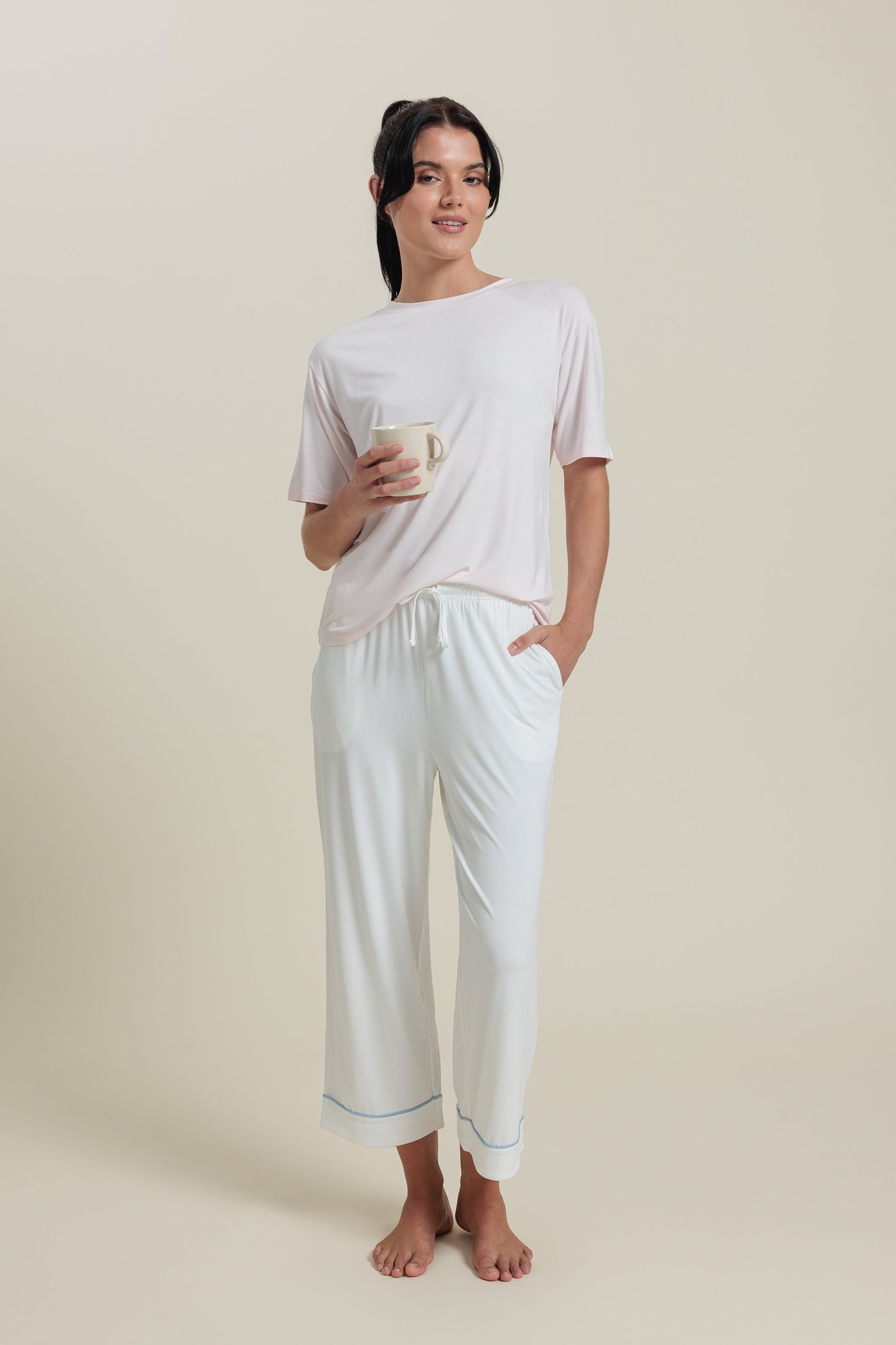 Bamboo Pajama Cropped Pants