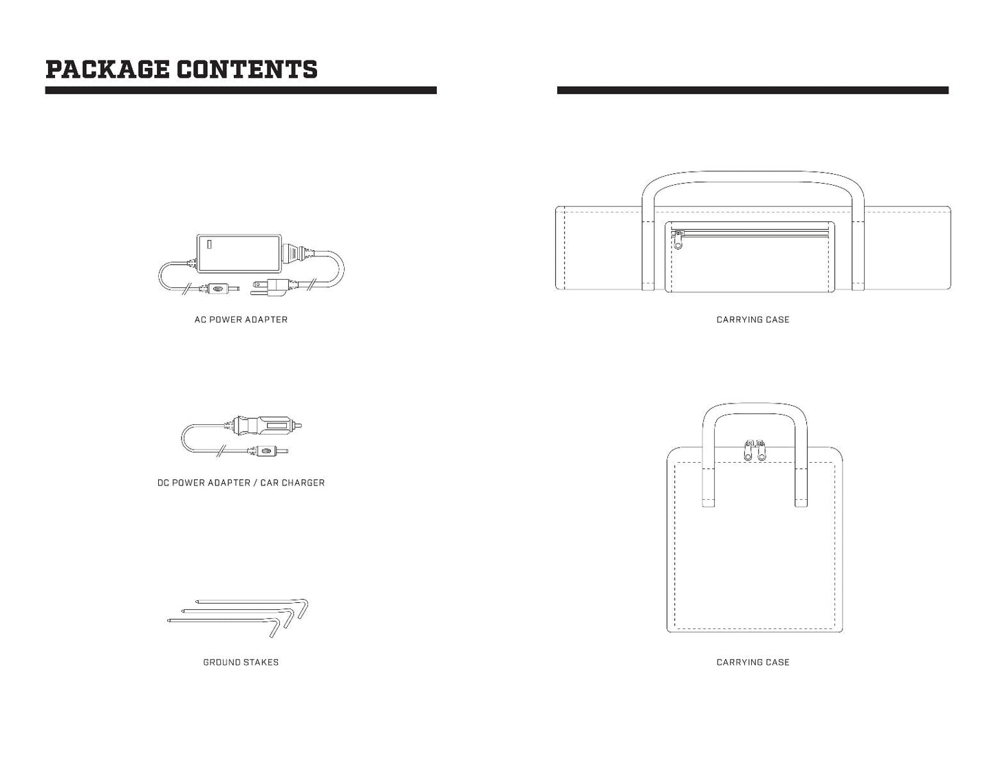 TRU De-LIGHT WHITENIGHT Multipurpose LED Solar / AC / DC - Garden, Camping Main Light + 4 Independent Detachable Multi Mode Side Lights / Tripod + Carrying Bag