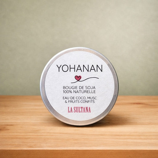 Bougie de soya YOHANAN fruits confits