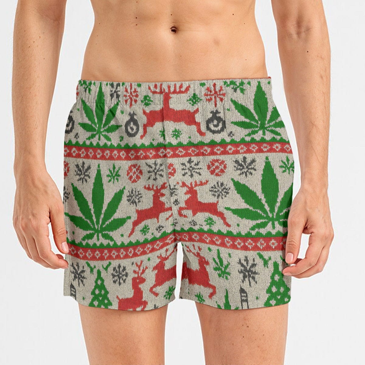 OG Xmas Boxer Briefs|115GSM Cotton poplin