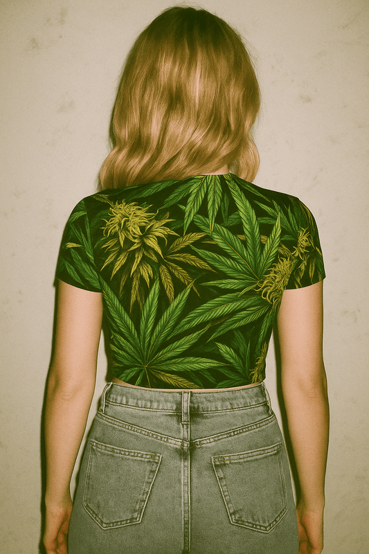 Big Buds Mesh Crop Top