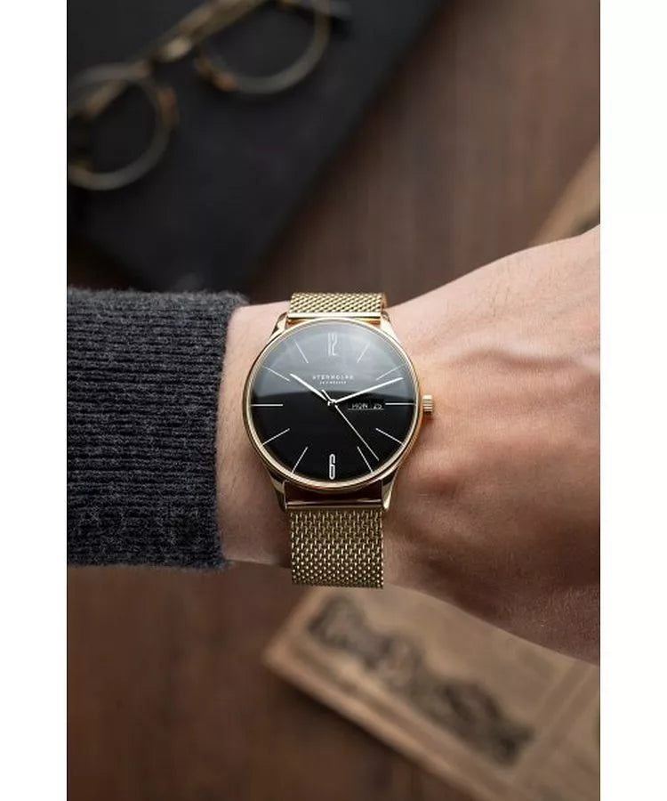 Sternglas Berlin Metro Piano Men's 38 mm Quartz Watch
