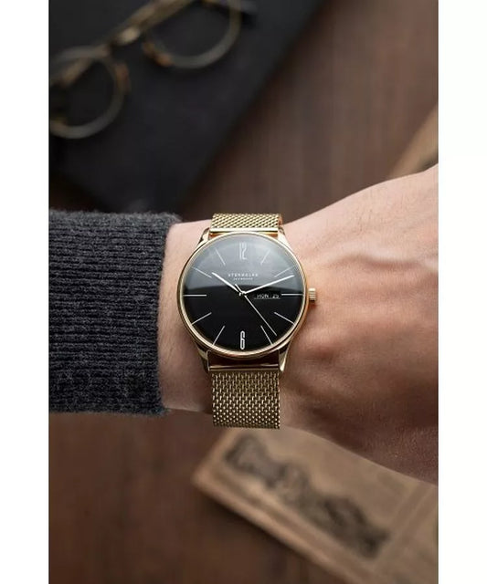 Sternglas Berlin Metro Piano Men's 38 mm Quartz Watch