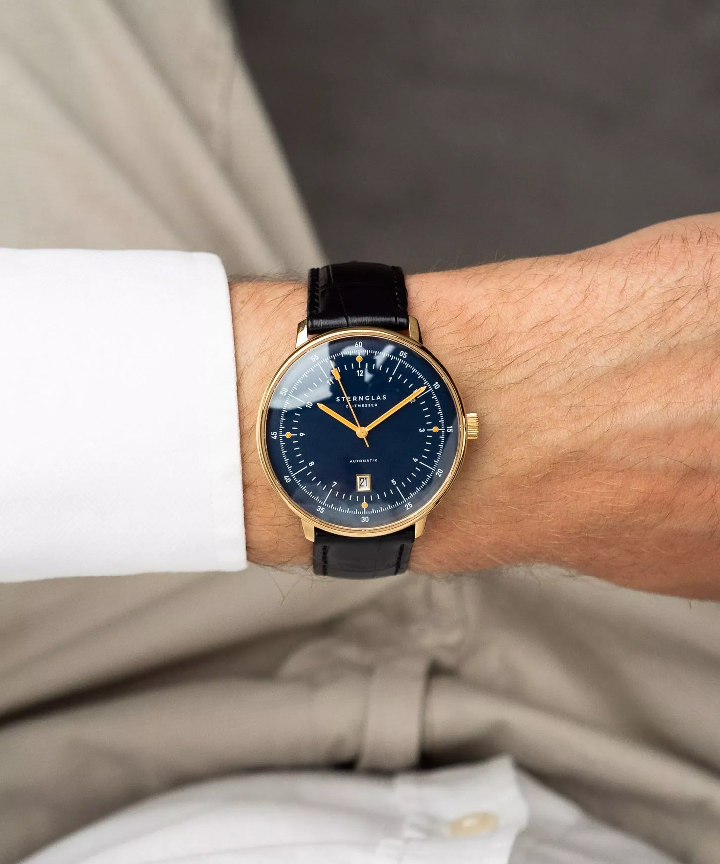 Sternglas Hamburg Ed. Marine Men's 42 mm Automatic Watch