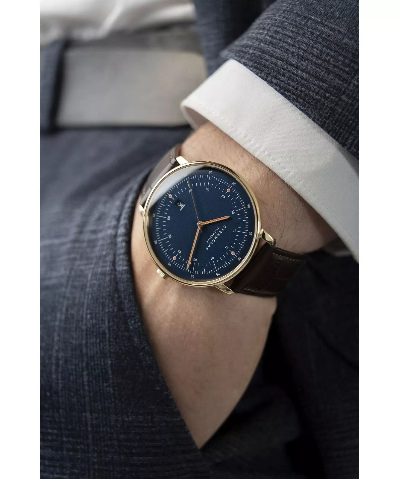 Sternglas Hamburg Edition Marine 42mm Ronda 715 Quartz Limited Edition Men's Watch