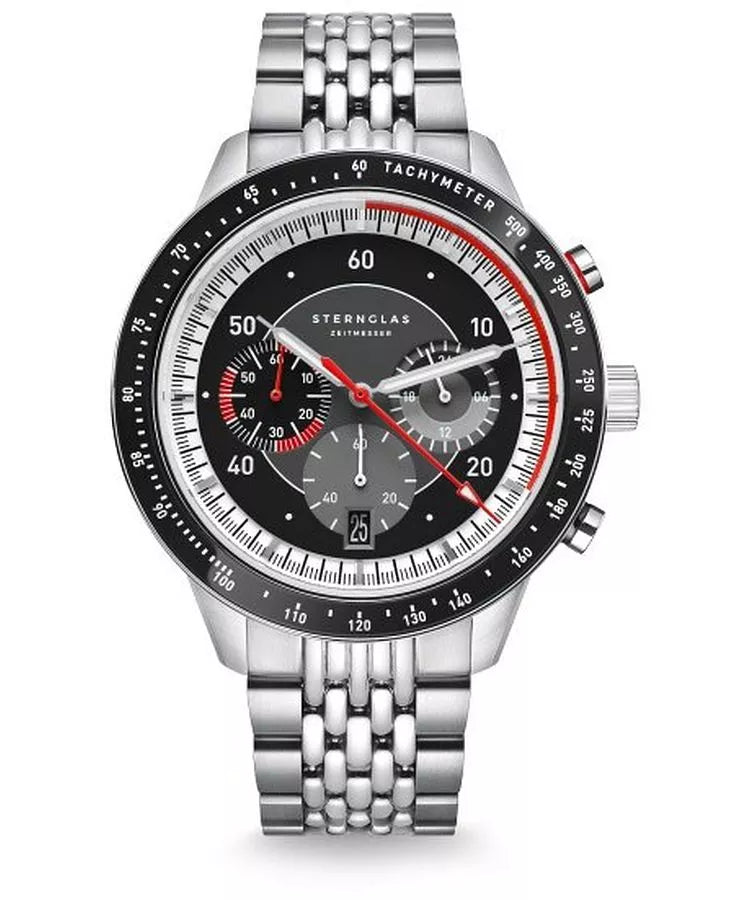 Sternglas Tachymeter 2.0 Men's 44 mm Quartz Watch