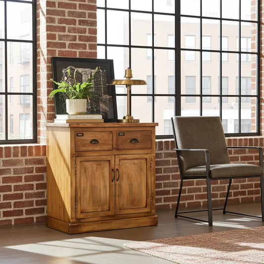 Commode campagnard en bois de manguier fini patine naturel